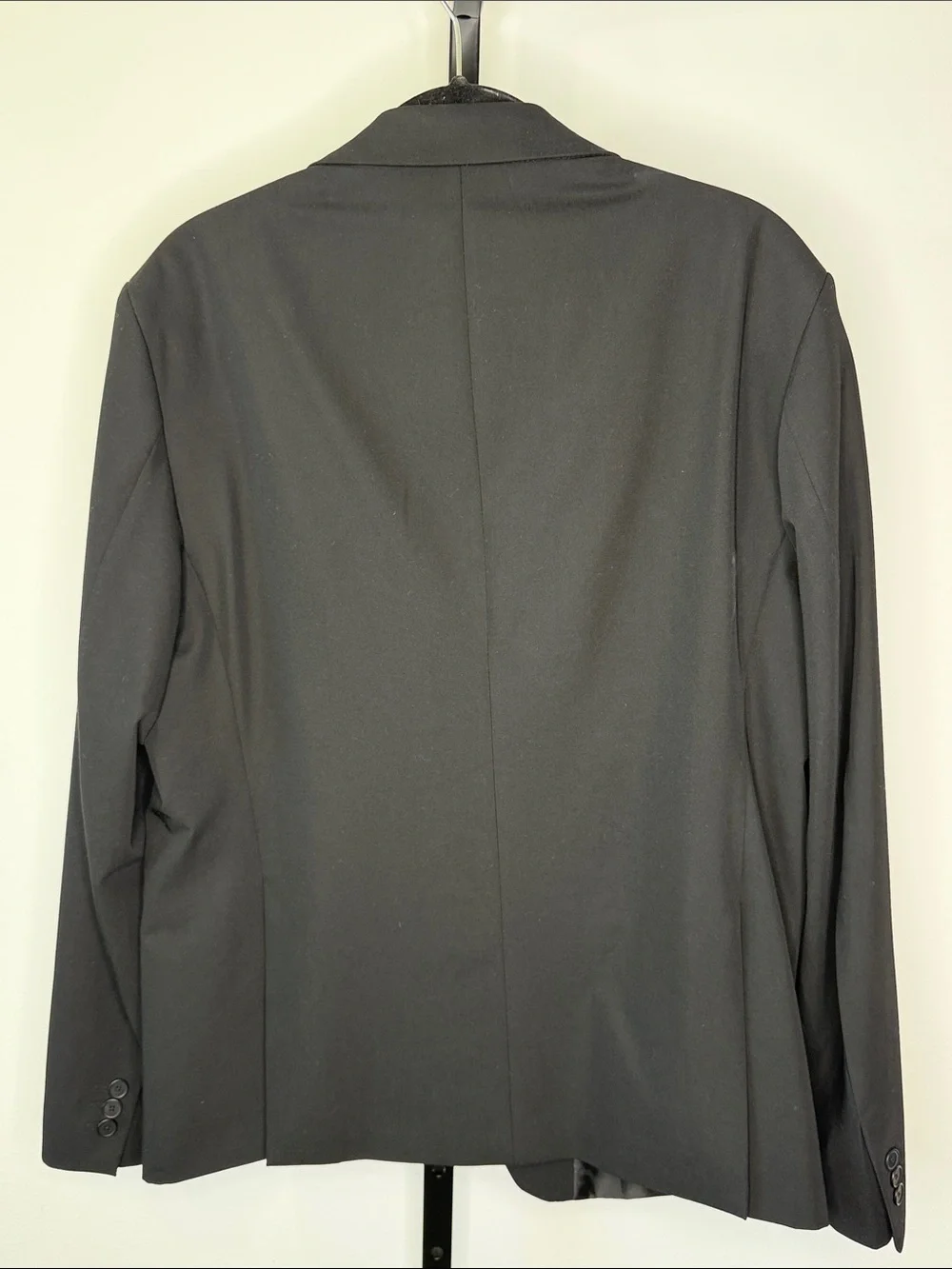 Zara Men's Black Single-Button Notch Lapel Sport Coat